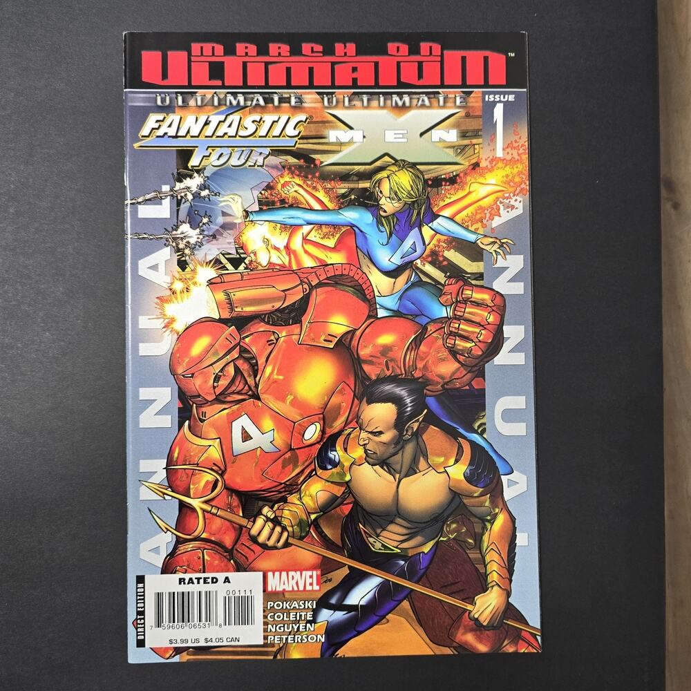 Ultimate Fantastic Four X Men 1 Annual VARIANT Hulk Captain America Avengers